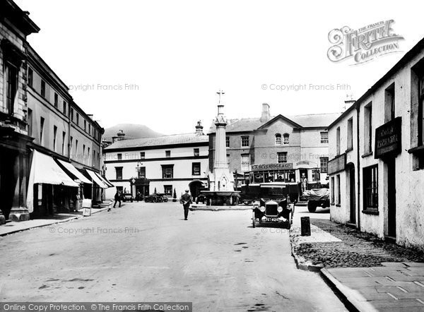 Photo of Crickhowell, The Market Place c.1930