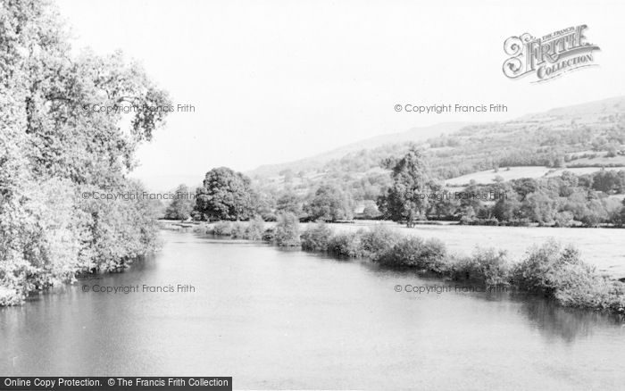 Photo of Crickhowell, The River Usk c.1960