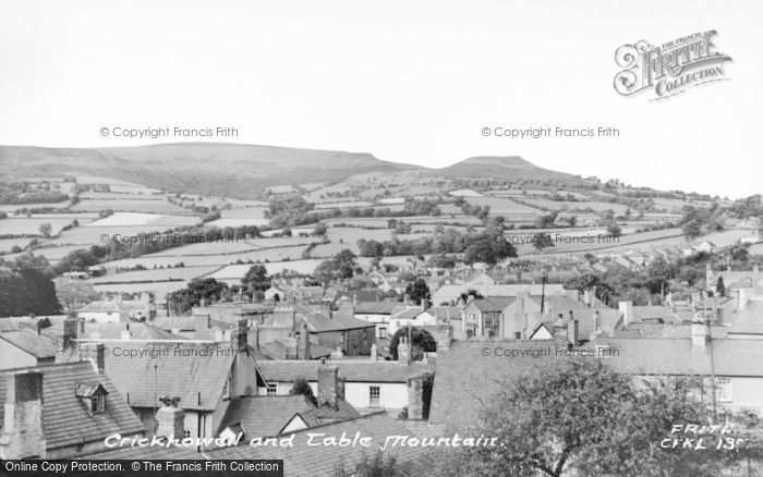 Photo of Crickhowell, Town And Table Mountain c.1960