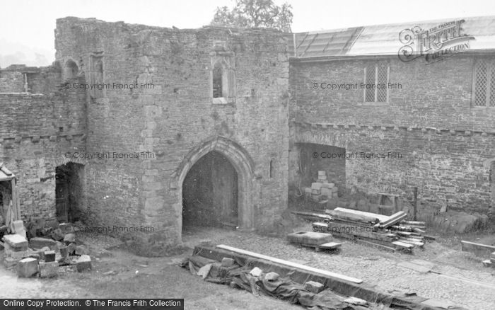 Photo of Crickhowell, Tretower Court 1953