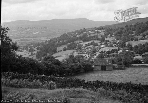 Photo of Crickhowell, View From Bwlch And Black Mountains 1951