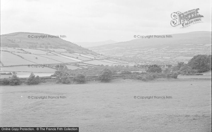 Photo of Crickhowell, View From Bwlch Pass 1951