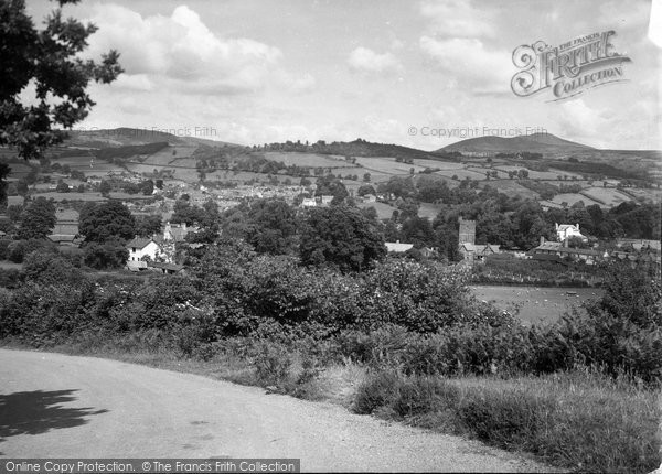 Photo of Crickhowell, View From Canal Bridge 1939