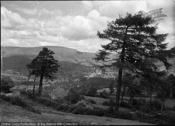 Photo of Crickhowell, View From Mountain 1939