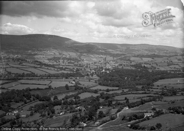 Photo of Crickhowell, View From Mountain 1939