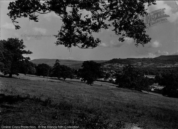 Photo of Crickhowell, View From Paths 1939