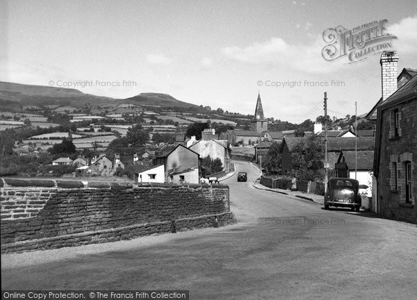 Photo of Crickhowell, View From The Bridge 1951