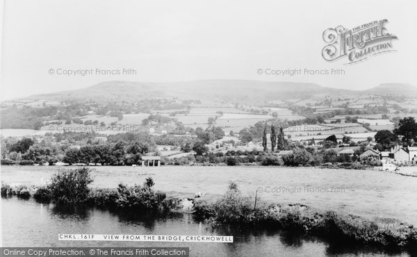 Photo of Crickhowell, View From The Bridge c.1965