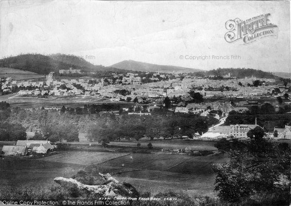 Photo of Crieff, From Knock Mary 1899