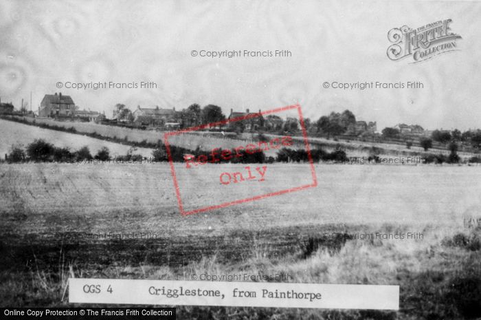 Photo of Crigglestone, From Painthorpe c.1955