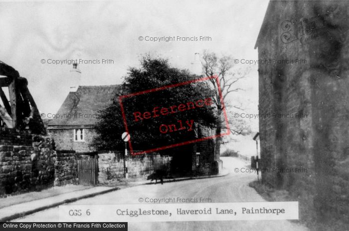 Photo of Crigglestone, Haveroid Lane, Painthorpe c.1955