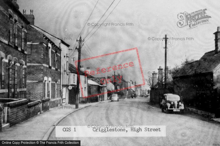 Photo of Crigglestone, High Street c.1955