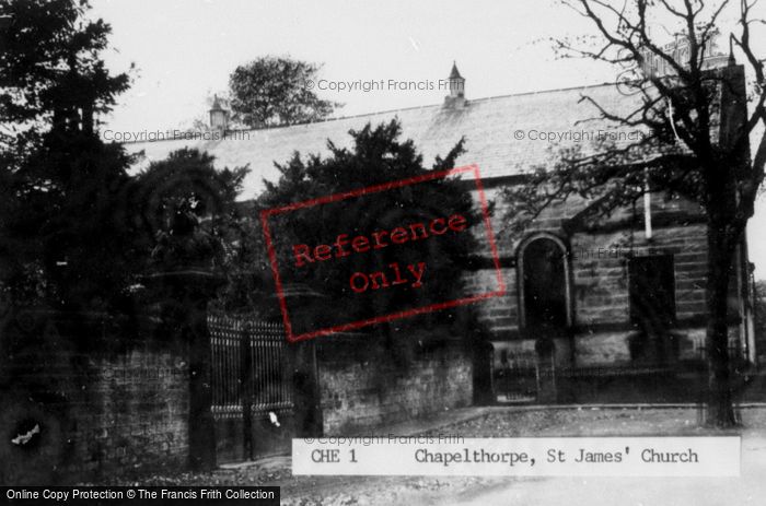 Photo of Crigglestone, St James' Church, Chapelthorpe c.1955
