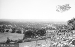 View Of Froghole c.1955, Crockham Hill