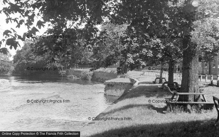 Photo of Croft On Tees, The River c.1955