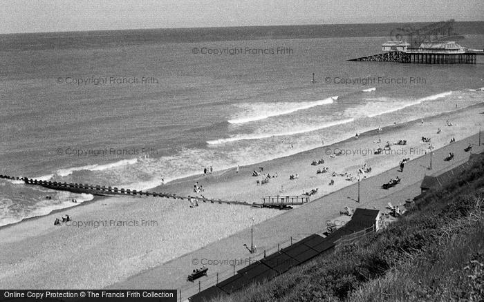 Photo of Cromer, Beach And Pier c.1956