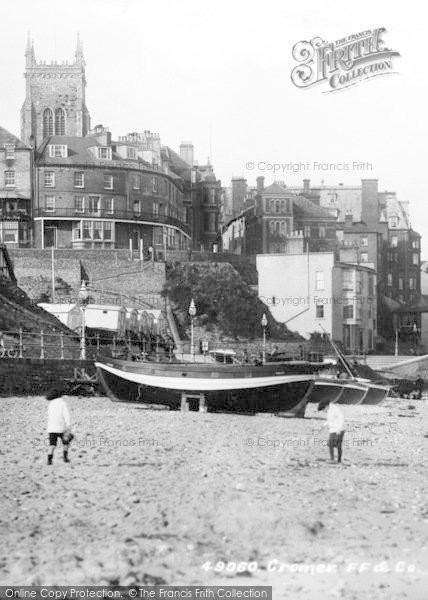 Photo of Cromer, Boats On The Beach 1902