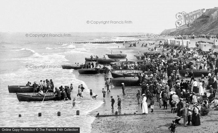 Photo of Cromer, Boats On The Sands 1899
