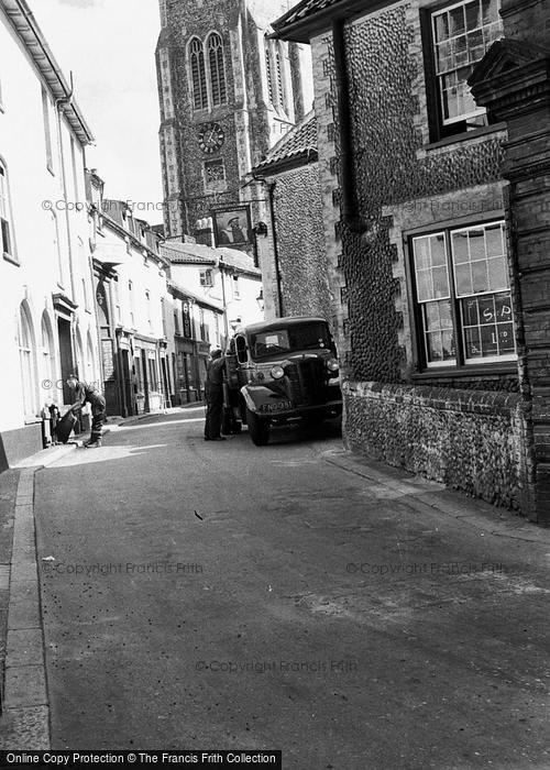 Photo of Cromer, Church From High Street c.1956