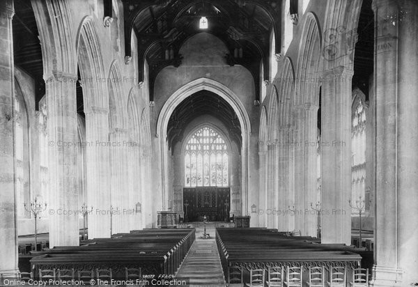 Photo of Cromer, Church Interior 1896