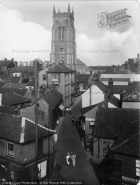 Photo of Cromer, Church Street 1925