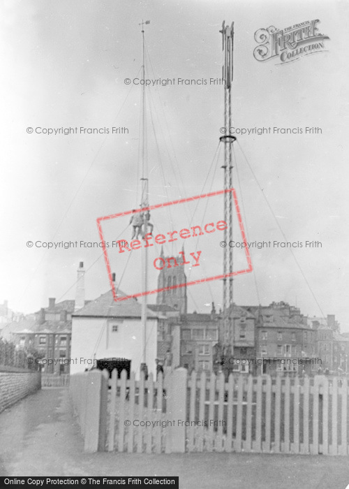 Photo of Cromer, Coastguard Station, 'painting Up' 1910