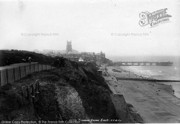 Photo of Cromer, From East 1901