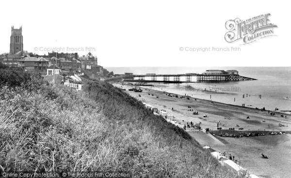 Photo of Cromer, From East Cliff c.1955