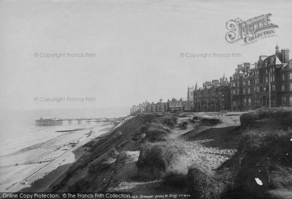 Photo of Cromer, From West Cliff 1902