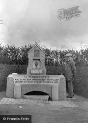Memorial To Sir Clement Scott 1910, Cromer