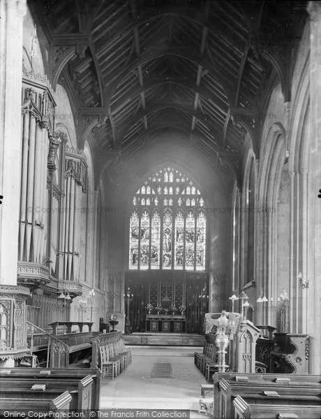Photo of Cromer, Parish Church Interior 1925