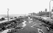 Cromer, Rock Gardens, West Cliff c1960