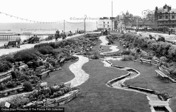 Photo of Cromer, Rock Gardens, West Cliff c.1960