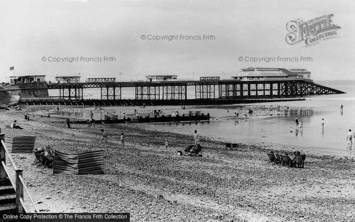 Photo of Cromer, The Beach And Pier c.1960