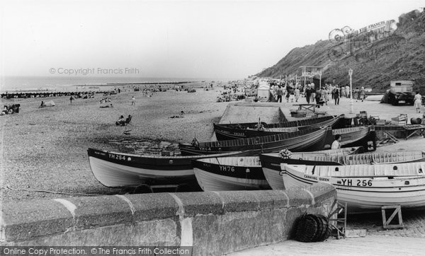 Photo of Cromer, The Beach c.1960