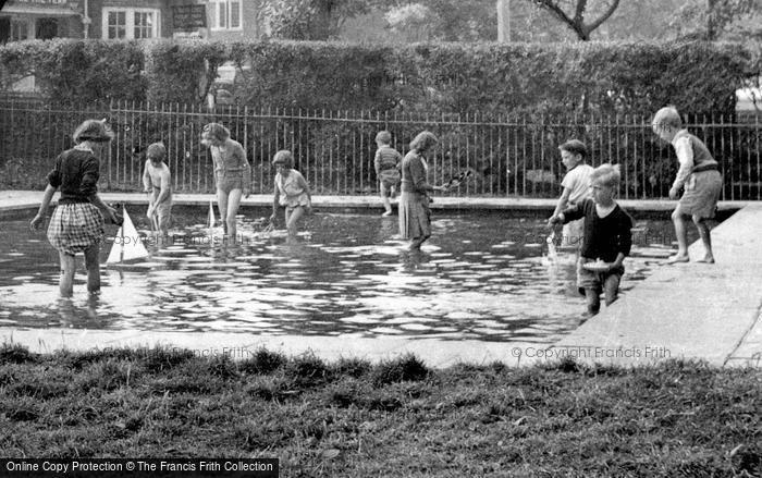Photo of Cromer, The Children's Boating Pool c.1955