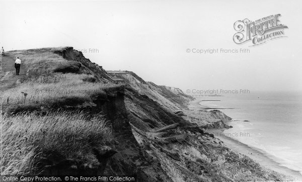 Photo of Cromer, The Cliffs c.1960