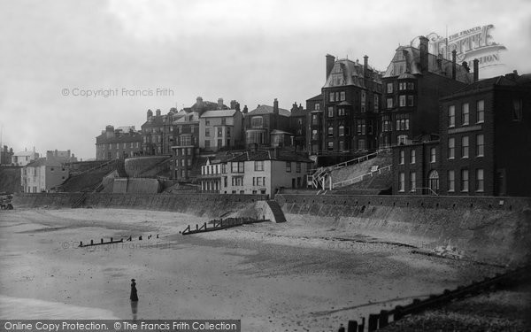 Photo of Cromer, Tuckers Hotel and the Metropole Hotel 1894
