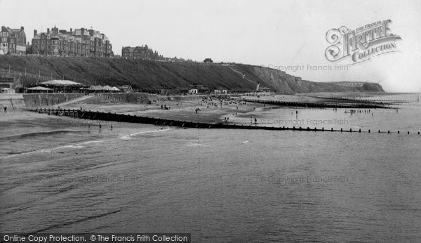 Photo of Cromer, West Beach From The Pier c.1955