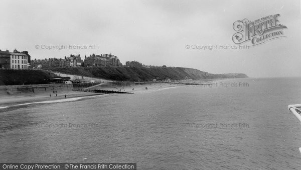 Photo of Cromer, West Cliff And Beach c.1960