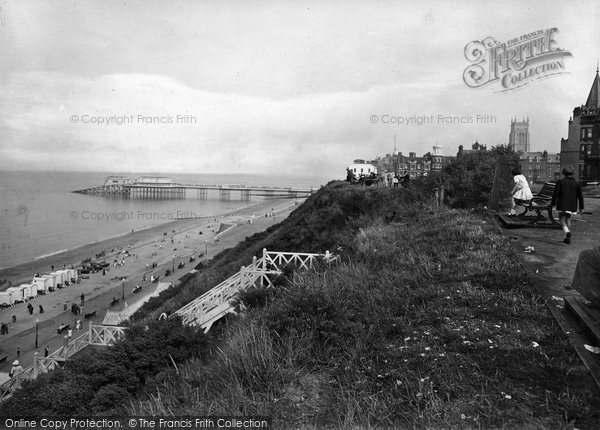 Photo of Cromer, West Cliff And Steps 1925