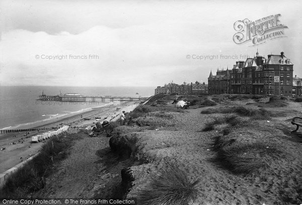 Photo of Cromer, West Cliffs And The Grand Hotel 1921