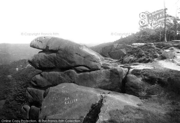 Photo of Cromford, Black Rocks 1892