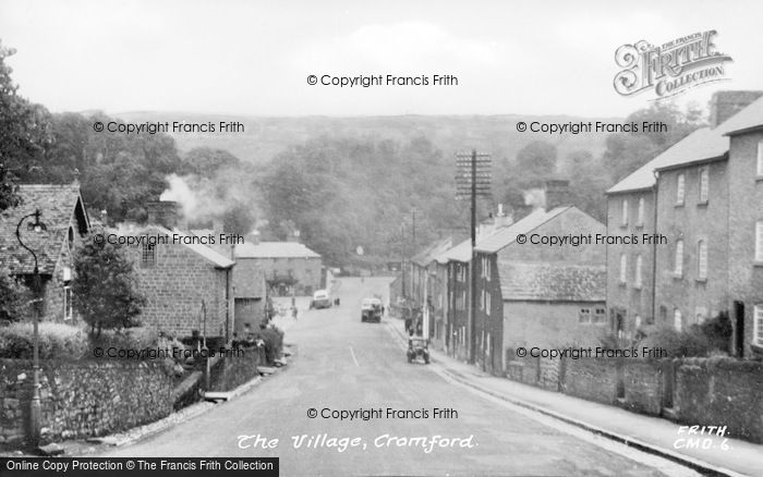 Photo of Cromford, The Village c.1955