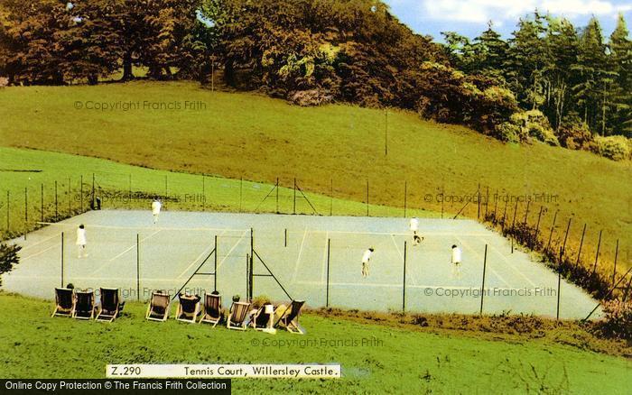 Photo of Cromford, Willersley Castle Tennis Court c.1955