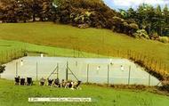 Willersley Castle Tennis Court c.1955, Cromford