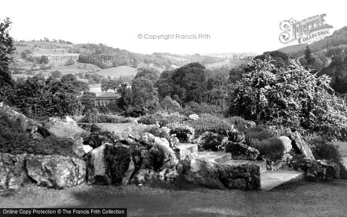 Photo of Cromford, Willersley Castle Valley From Entrance c.1955