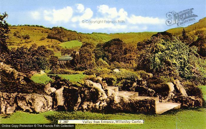 Photo of Cromford, Willersley Castle Valley From Entrance c.1955