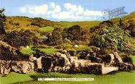 Willersley Castle Valley From Entrance c.1955, Cromford
