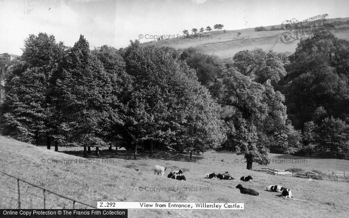 Photo of Cromford, Willersley Castle View From Entrance c.1955
